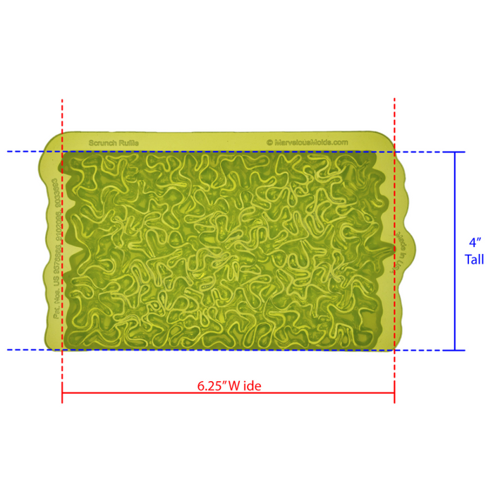 V-Petal Ruffle Silicone Mold for DIY Fondant Cake Decorating