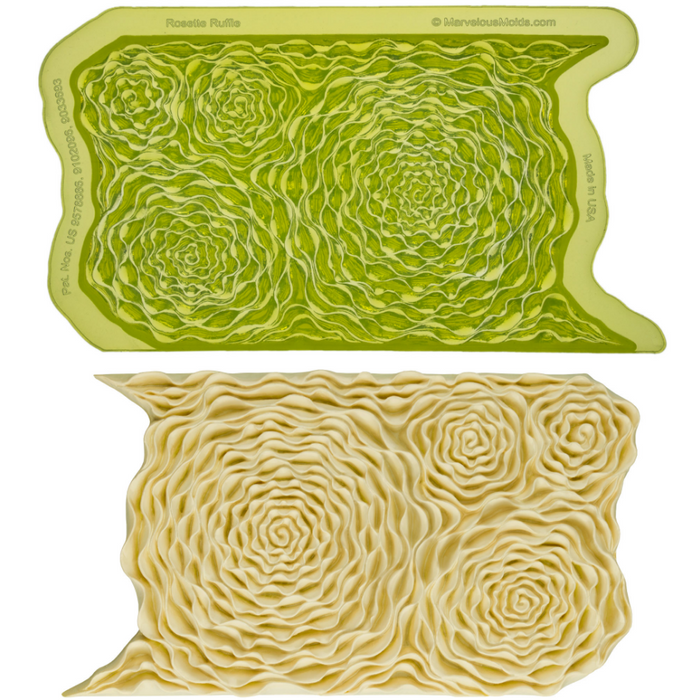 V-Petal Ruffle Silicone Mold for DIY Fondant Cake Decorating