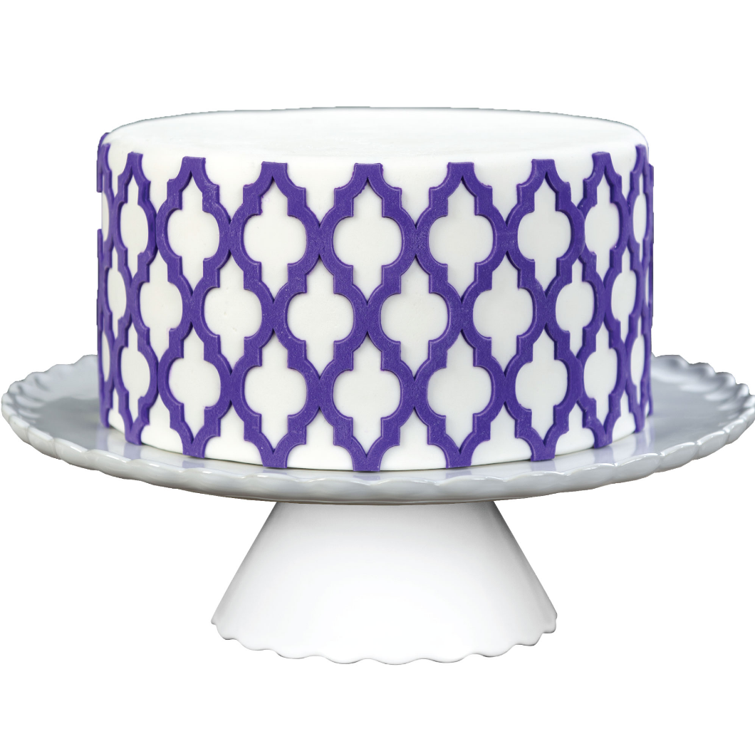 Moroccan Lattice Silicone Fondant Onlay — CaljavaOnline