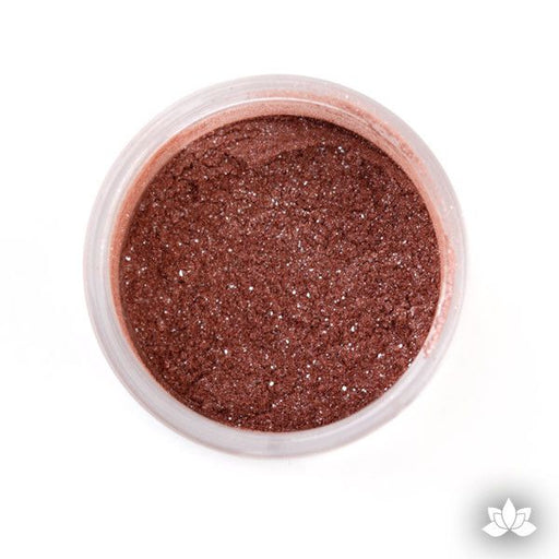Sienna luster dust, dust color, dusting color, petal dust, food color, cake decorating, cake art, edible color, cupcake decorating, sugarart, sugarflower, cake craft, diamond dust, sparkle dust, wedding cake, fondant cake, how to, learn how, at home, bake.