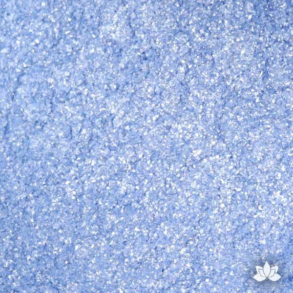 Sky Blue Luster Dust colors for cake decorating fondant cakes, gumpaste sugarflowers, cake toppers, & other cake decorations. Wholesale cake supply. Bakery Supply. Lustre Dust Color.