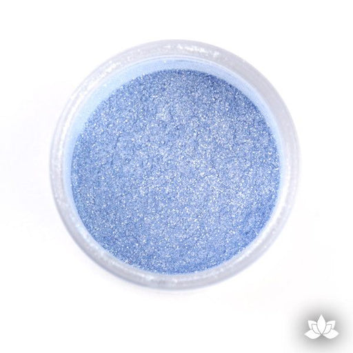 Sky Blue Luster Dust Colors food coloring perfect for cake decorating fondant cakes, cupcakes, cake pops, wedding cakes, and sugarflowers. Dusting color. Cake supply.