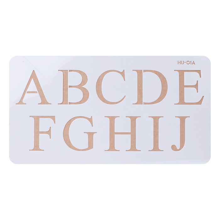 Acrylic Stencils Letters and Numbers for cake decorating your cakes, cupcakes and cookies. Lacupella