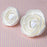 Handmade White Modern rose gum paste sugar flowers for professional cake decorating Wholesale sugarflowers and bakery supply.