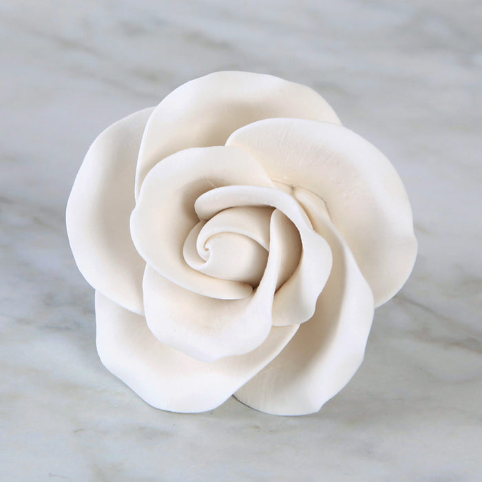 mall white rose sugar flower perfect for elegant cake designs