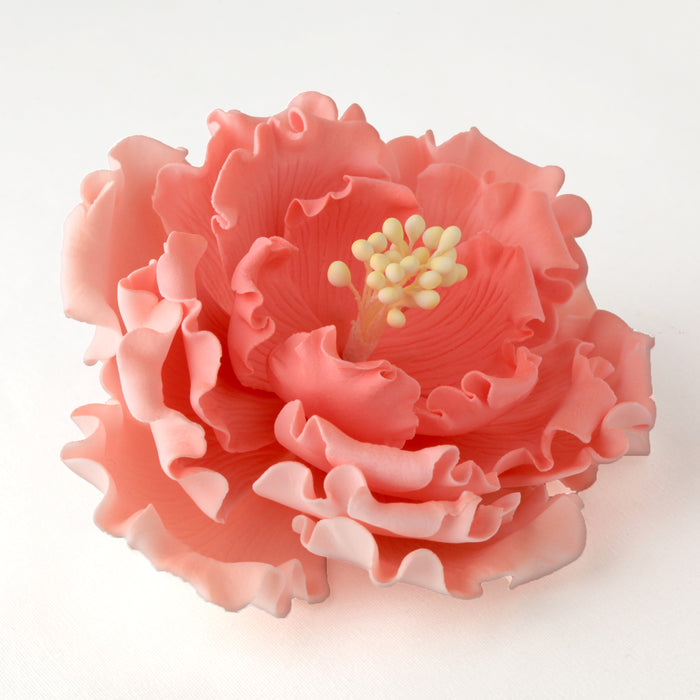 Large Hot Pink Flower Button — CaljavaOnline