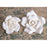Large White Open Gumpaste Rose handmade cake decoration. Wholesale cake supply. caljava