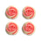 Rose Royal Icing Topper Decorations for Chocolates, Candy, Cupcakes, Cakes, and other desserts. Edible toppers for decorating. Caljava