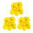 Pansy Royal Icing Decorations (Bulk) - Yellow