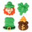 St. Patrick's Day Royal Icing Decorations (Bulk)