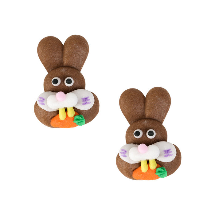 Bunny Icing Decorations (Bulk) - Brown