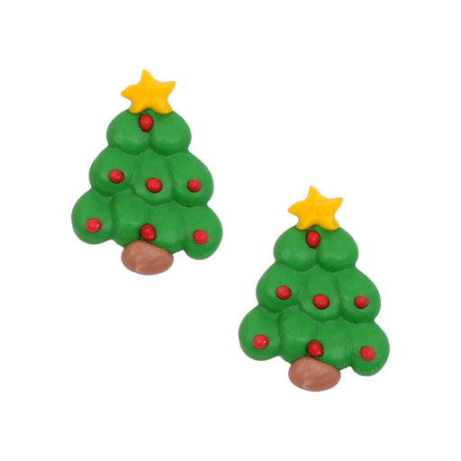 Christmas Tree 1 Royal Icing Decorations (Bulk)