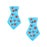 Blue Neck Tie w/ Polka Dots Royal Icing Decorations (Bulk)