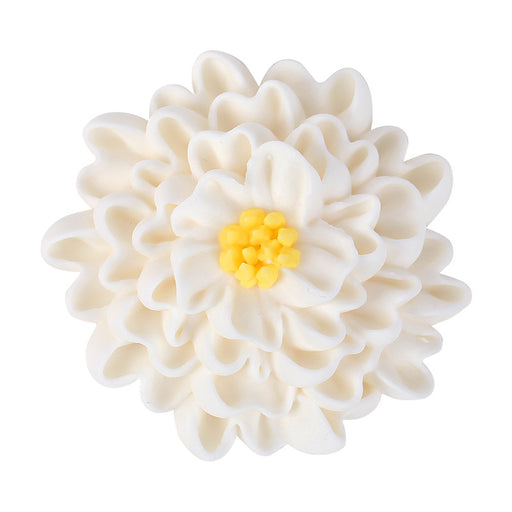 4-Layer Daisy Royal Icing Decorations (Bulk) -White