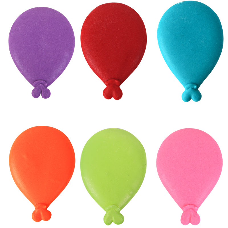 Medium Balloons Royal Icing Decorations (Bulk) - Mix