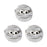 Mummy Halloween Edible Royal Icing Toppers great for decorating cupcakes, cookies, cakes, candy and chocolates.  Great for decorating Halloween cakes, cupcakes, cookies, candy and more. Can even be Zombie heads.
