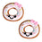 Royal Icing Topper for cake decorating your own cupcakes, cakes, and fine chocolates.  Edible chocolate decorations.