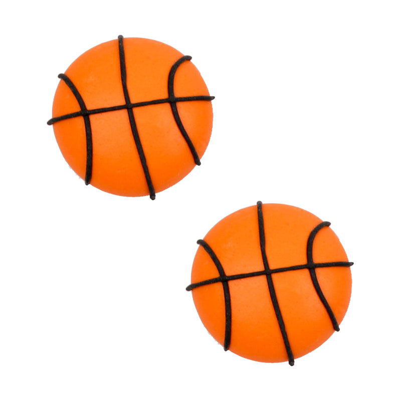 Basketball Royal Icing Decorations (Bulk)