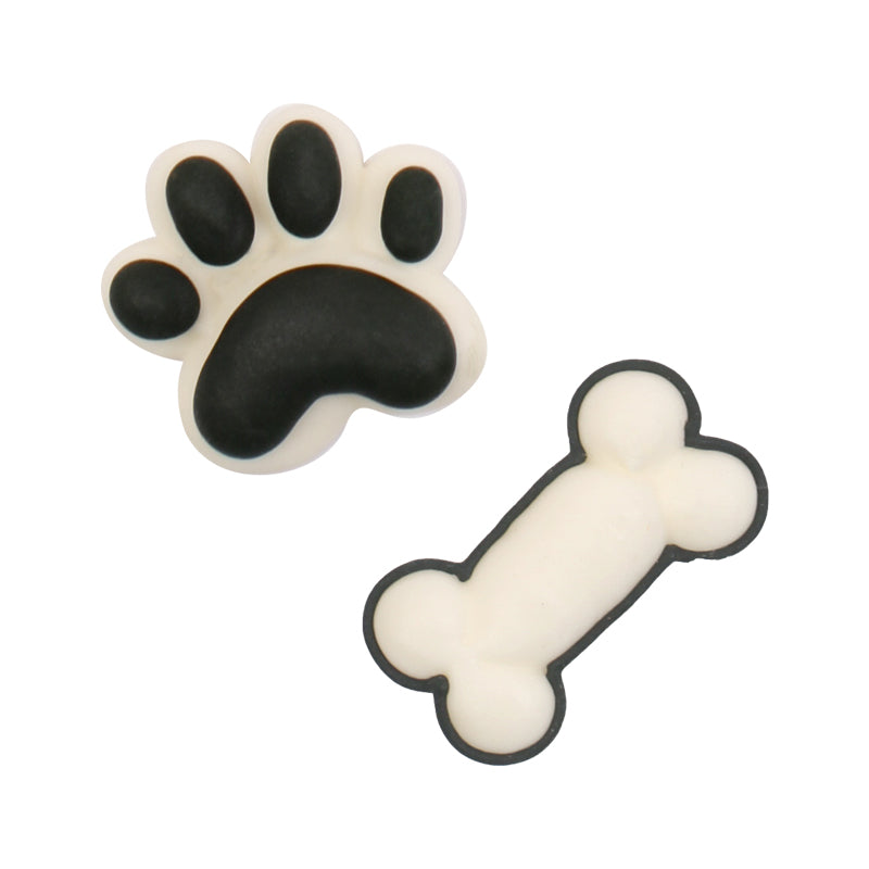 Paw & Bone Royal Icing Decorations (Bulk)