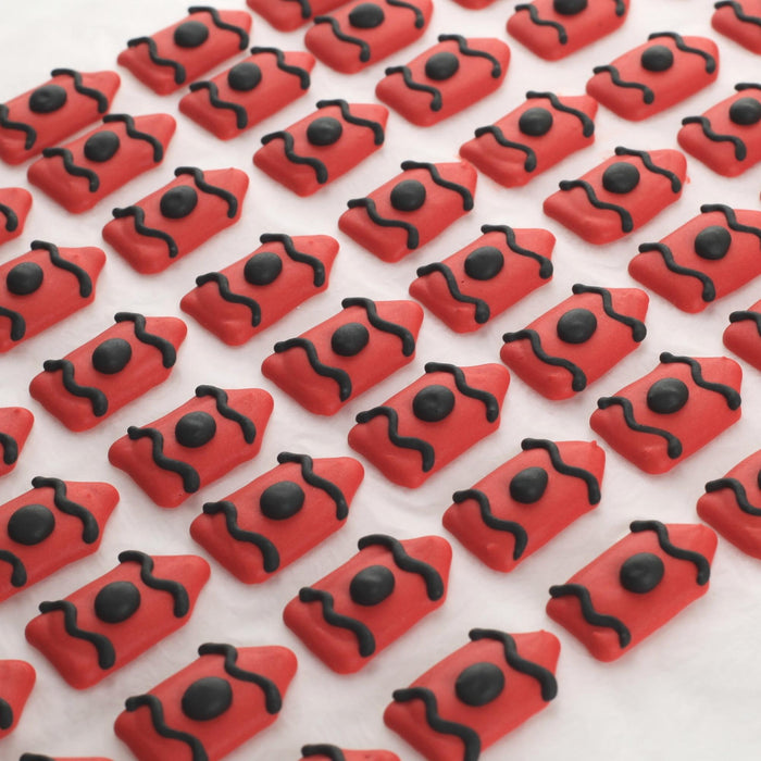 Ready-to-use royal icing toppers instantly transforming iced sugar cookies into premium classroom treats and back-to-school bakery best-sellers by Caljava