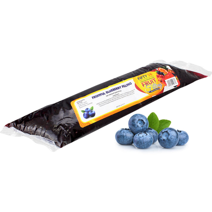 Blueberry Fruit filling designed for cake and bakery pastry production by 50Express