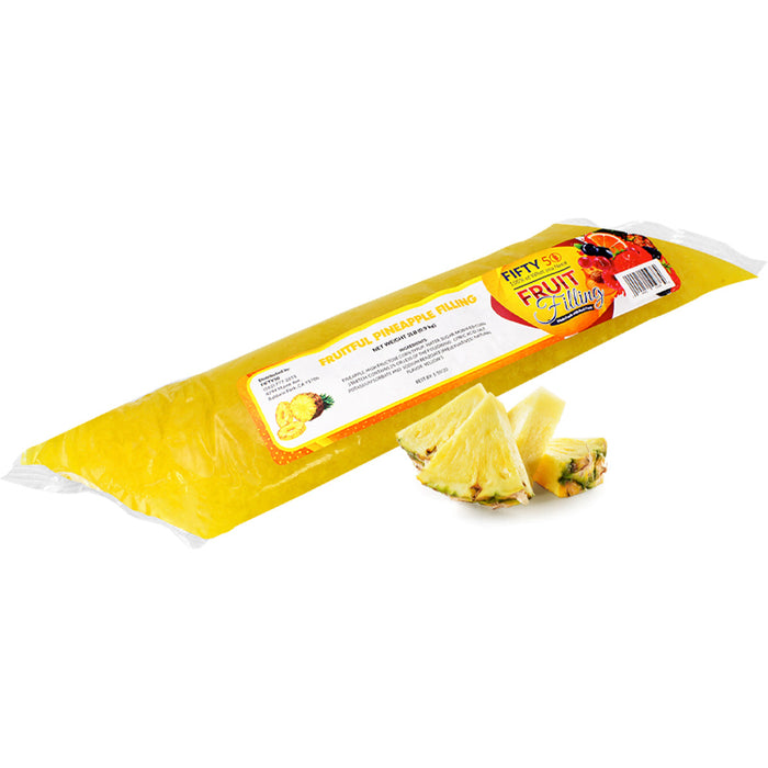 Fresh pineapple fruit filling for dessert bars and bakery treats by Caljava