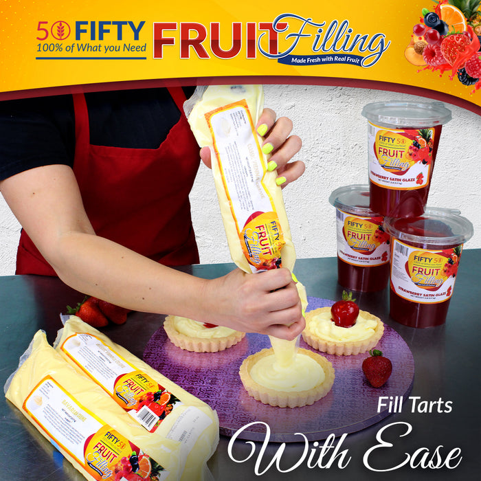 cream filling and Fruit filling for tortes used by cake decorators and bakers by Caljava