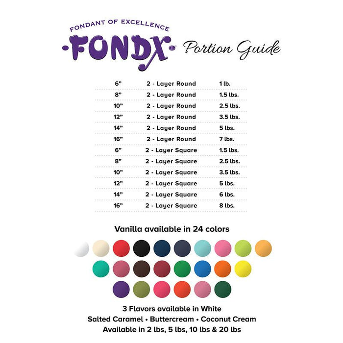 FondX EXTRA Rolled Fondant - White