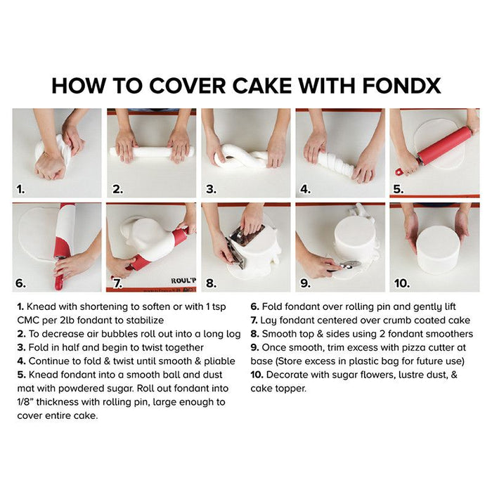 Rolled Fondant by FondX best fondant for cake decorating your own wedding cakes and birthday cakes. Best fondant for professionals and hobbyists.