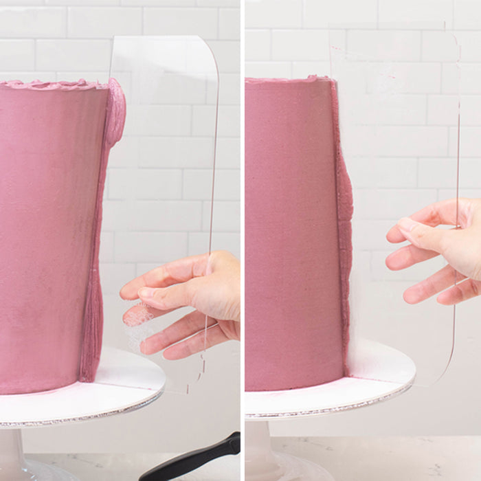 Acrylic Icing Buttercream Comb - Set of 3 (Set D)
