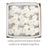 white Cora peony gumpaste sugar flower lightly airbrushed with edible luster dust for custom cake designs by Caljava