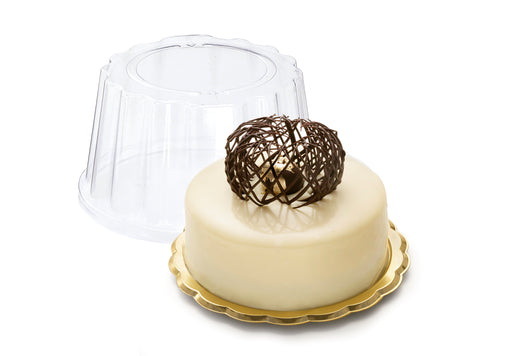 Gold Mini Medoro Trays great for pastries, sandwiches, cakes, cupcakes, appetizers, hors d'oeuvres, cookies, brownies, sushi, savory items, and other edible food products. Wholesale food protection for bakery and restaurants.