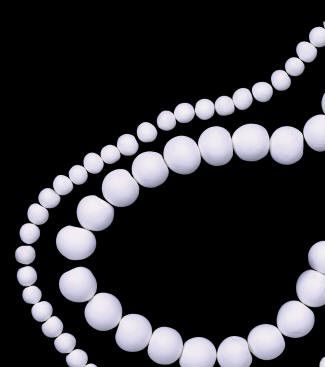 Assorted Gumpaste Pearls Necklaces
