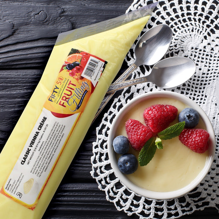 Professional vienna creme filling for custom cake orders