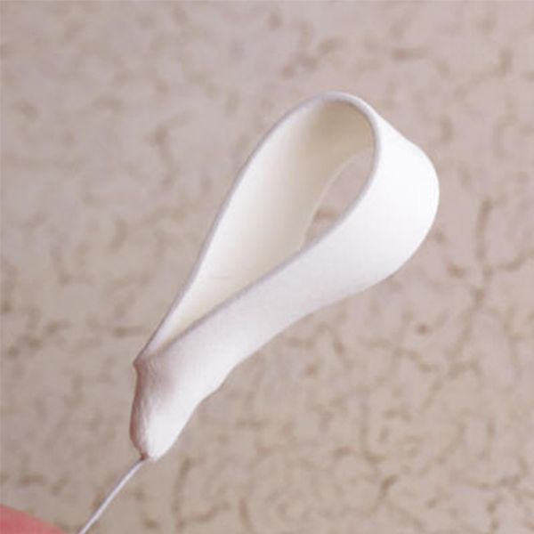Small Ribbon Loops - White — CaljavaOnline