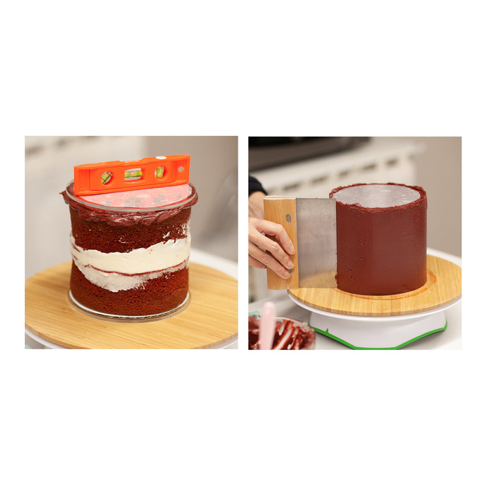 Acrylic Cake Edge Smoother Cream Scraper | Acrylic Cake Shaping Tray Board  - 2pcs - Aliexpress