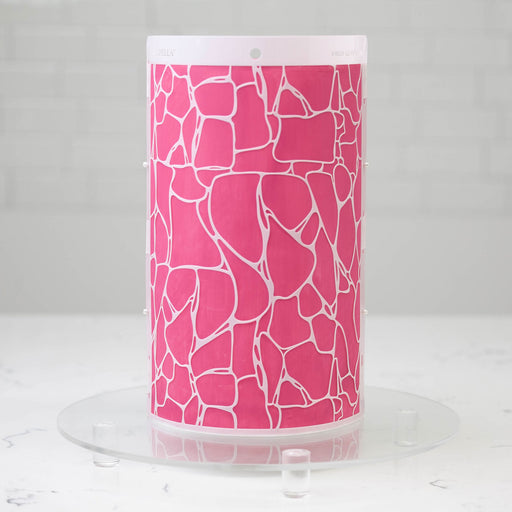 Seamless Cake Stencil great for decorating tall cakes with perfect designs. Lacupella