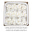 White Cora peony gumpaste sugar flower lightly airbrushed with edible luster dust for custom cake designs. Caljava
