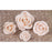 A 12-count box of wholesale ivory gumpaste English garden roses ideal for professional cake artists during wedding season.