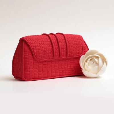 Red Beading Embroider Clutch Bags Vintage Evening Bags | Baginning