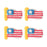 4th of July Royal Icing Toppers great for decorating cupcakes, cookies, cakes, candy and chocolates.