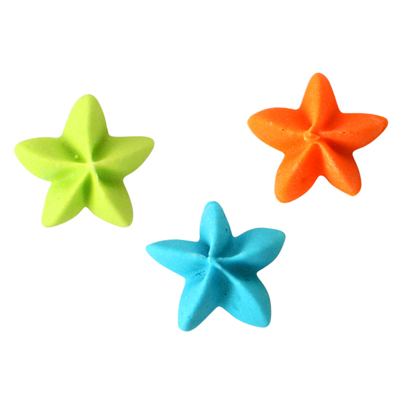 Stars Royal Icing Toppers great for decorating cupcakes, cookies, cakes, candy and chocolates.